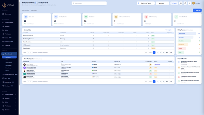 OPAL dashboard product evidence 4